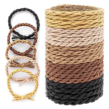 ヘアゴム No.59 Amazon | YISCOKO ヘアゴム、女性用髪ゴム、20個5色のツイスト